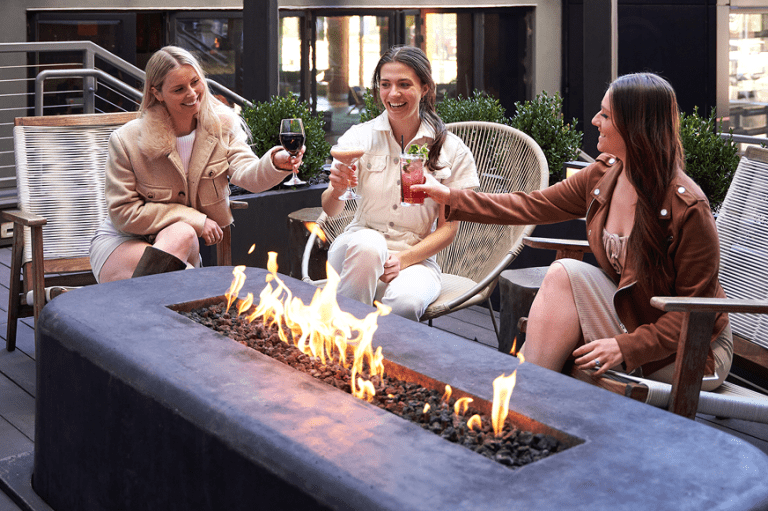 People enjoying a drink