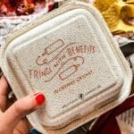 Takeout container from Cherry Cricket: "Frings with Benefits.
