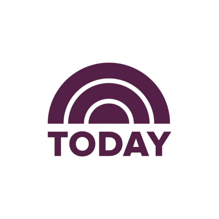 Today Show logo with rainbow arch and the word "TODAY" underneath.