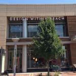 Design Within Reach store front with modern architecture.