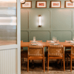 Image of green dining room
