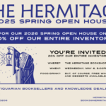 Hermitage 2025 Spring Open House invitation: 20% off, May 6th, Denver